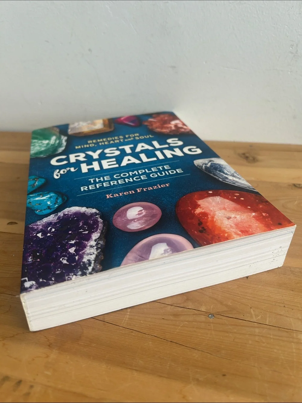 Callisto Blue Cover 'Crystals for Healing' Coffee Table Book